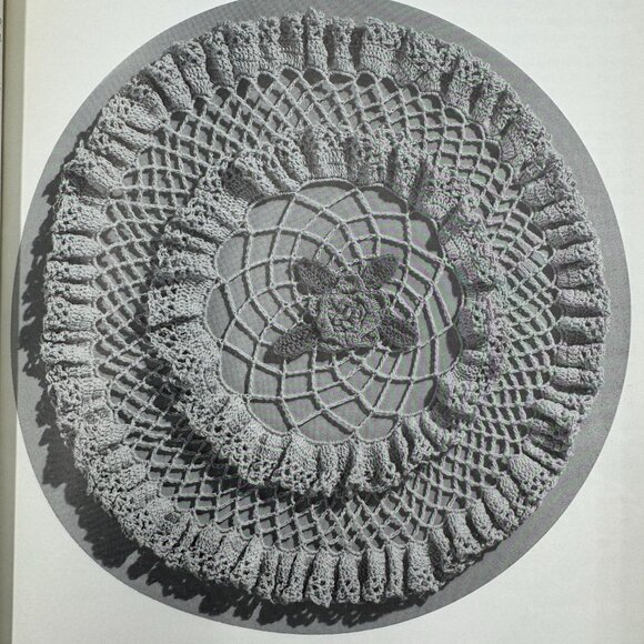 The Ultimate Doily Crochet Pattern Book 1983 American School Of Needlework - Picture 15 of 16